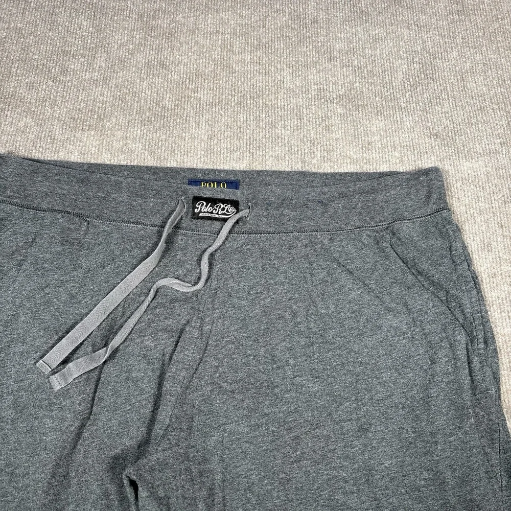 Polo Ralph Lauren Sleepwear Pants Mens XL Gray Knit Jogger‎ Spellout Pajama